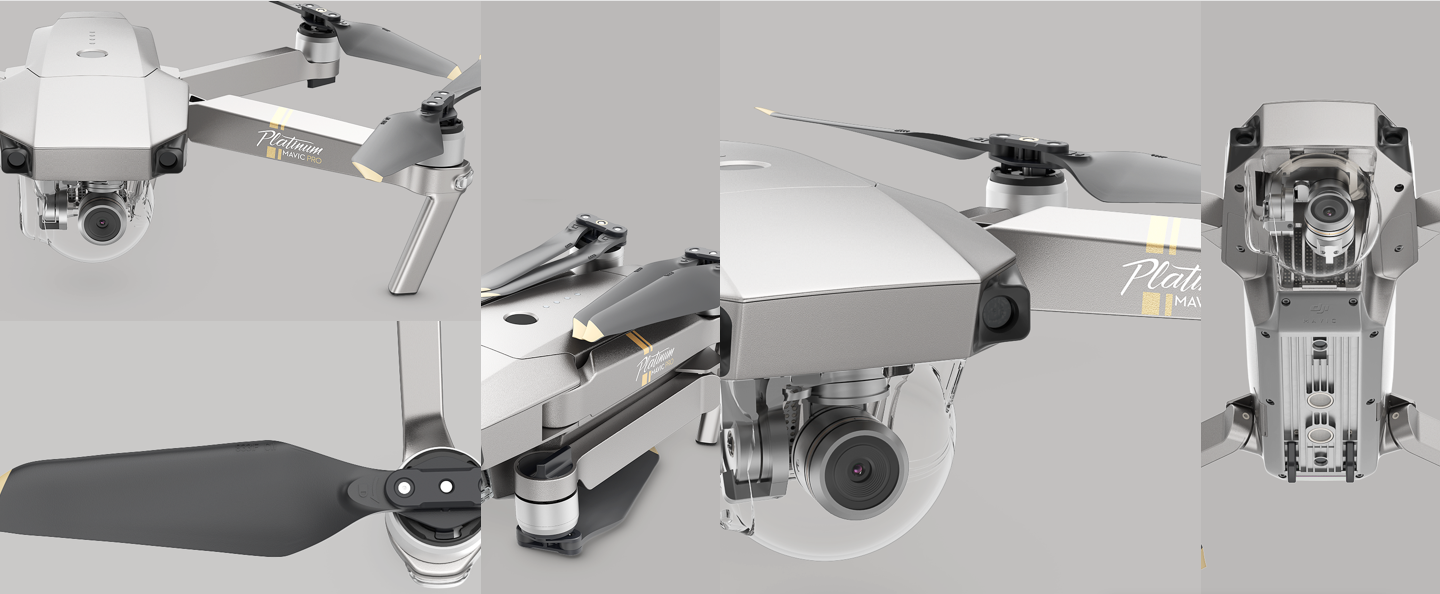 Квадрокоптер DJI MAVIC PRO PLTINUM